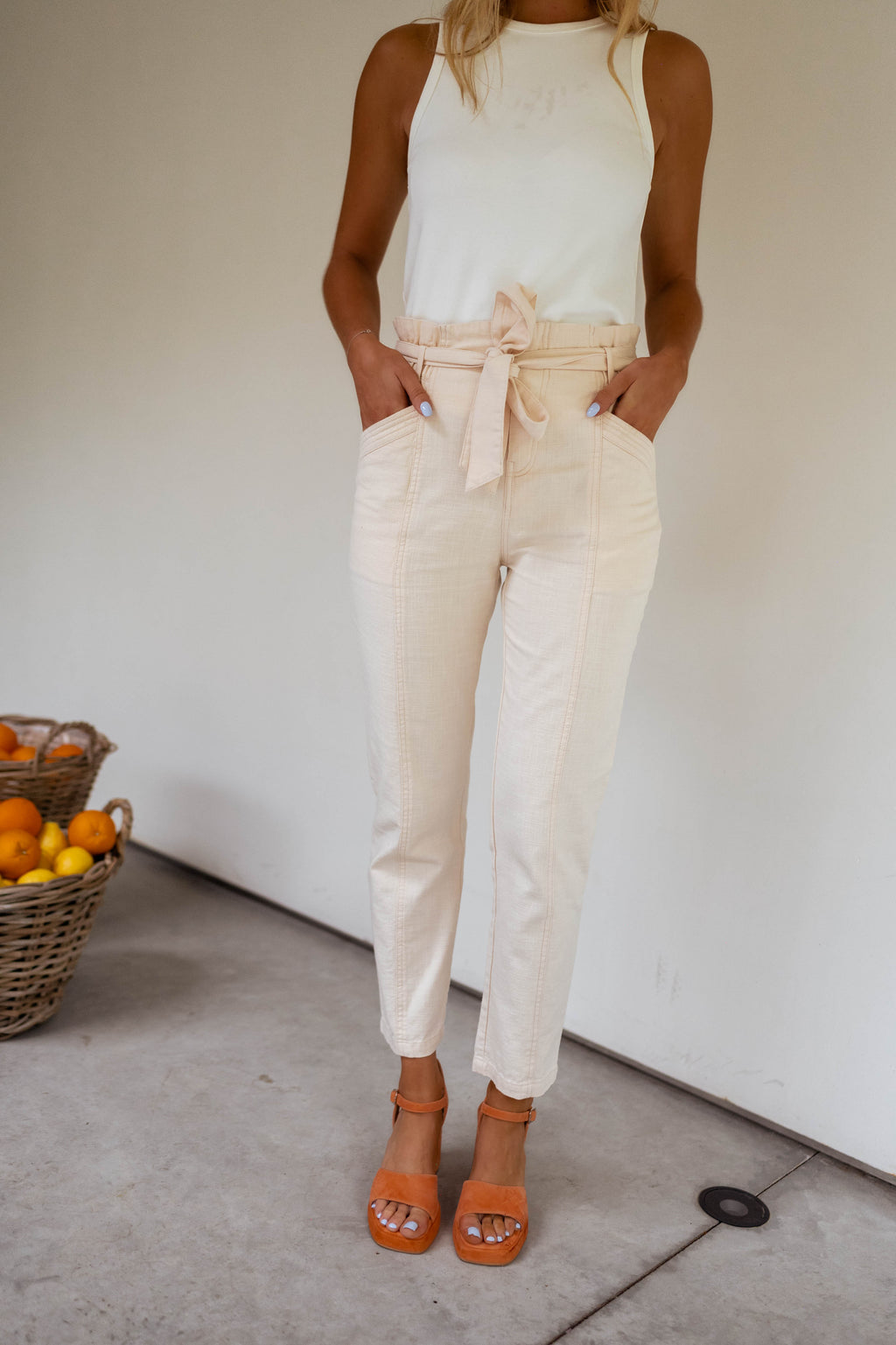 Melina jeans - Beige