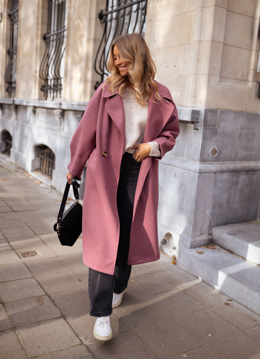 Manteau Ortal - rose