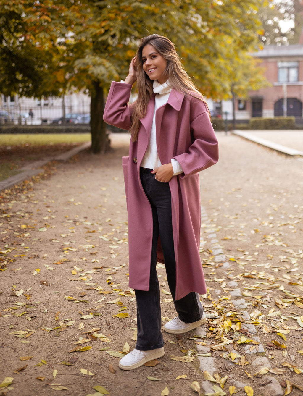 Manteau Ortal - rose