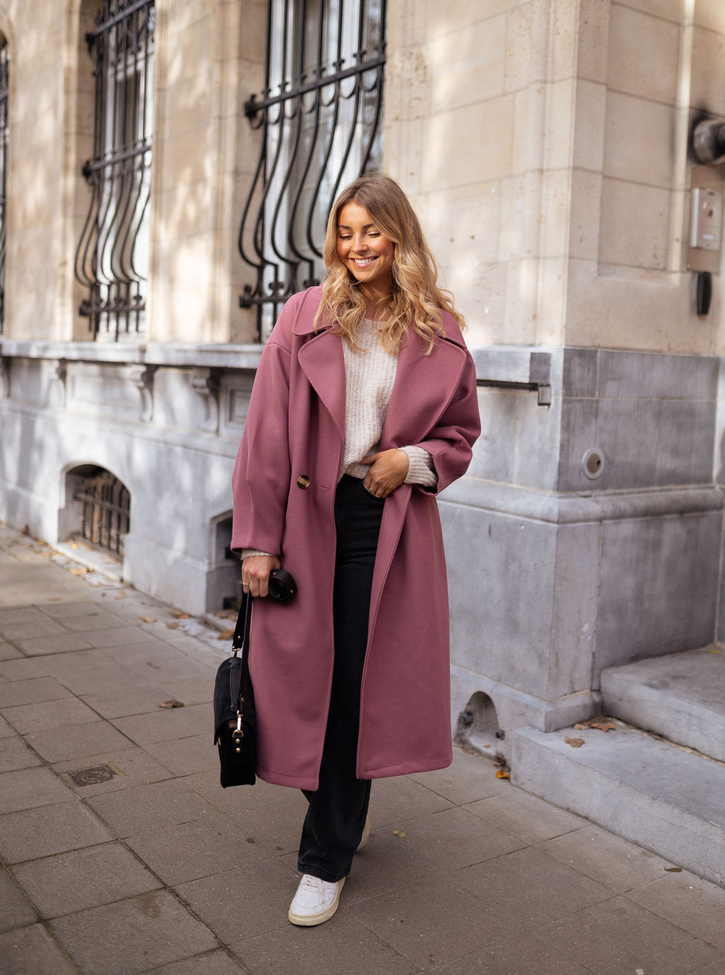 Manteau Ortal - rose