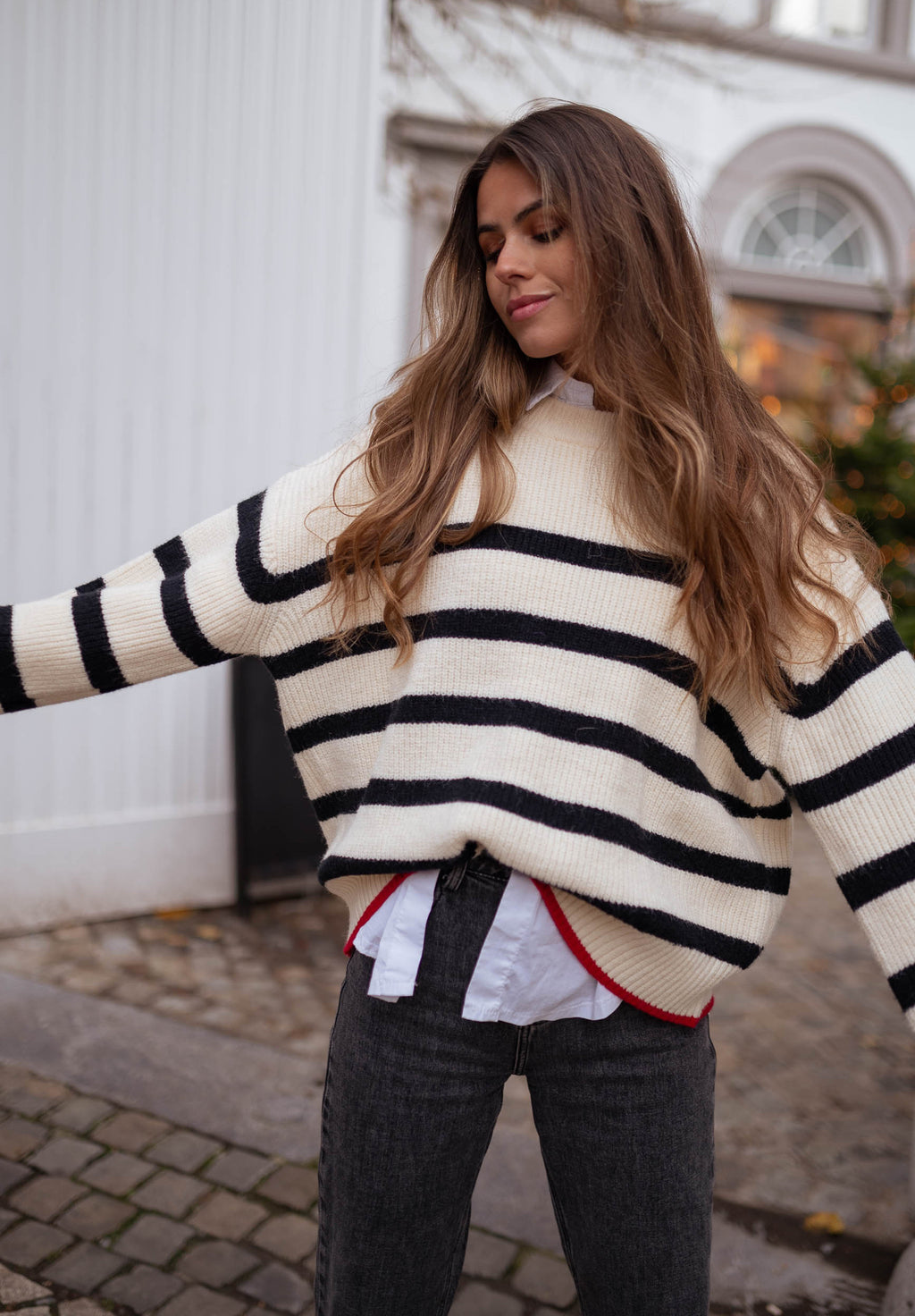 Ariba sweater - With lines 