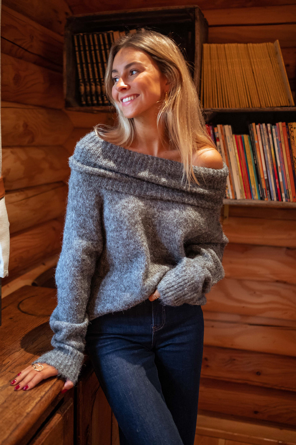 Pull Melan - gris