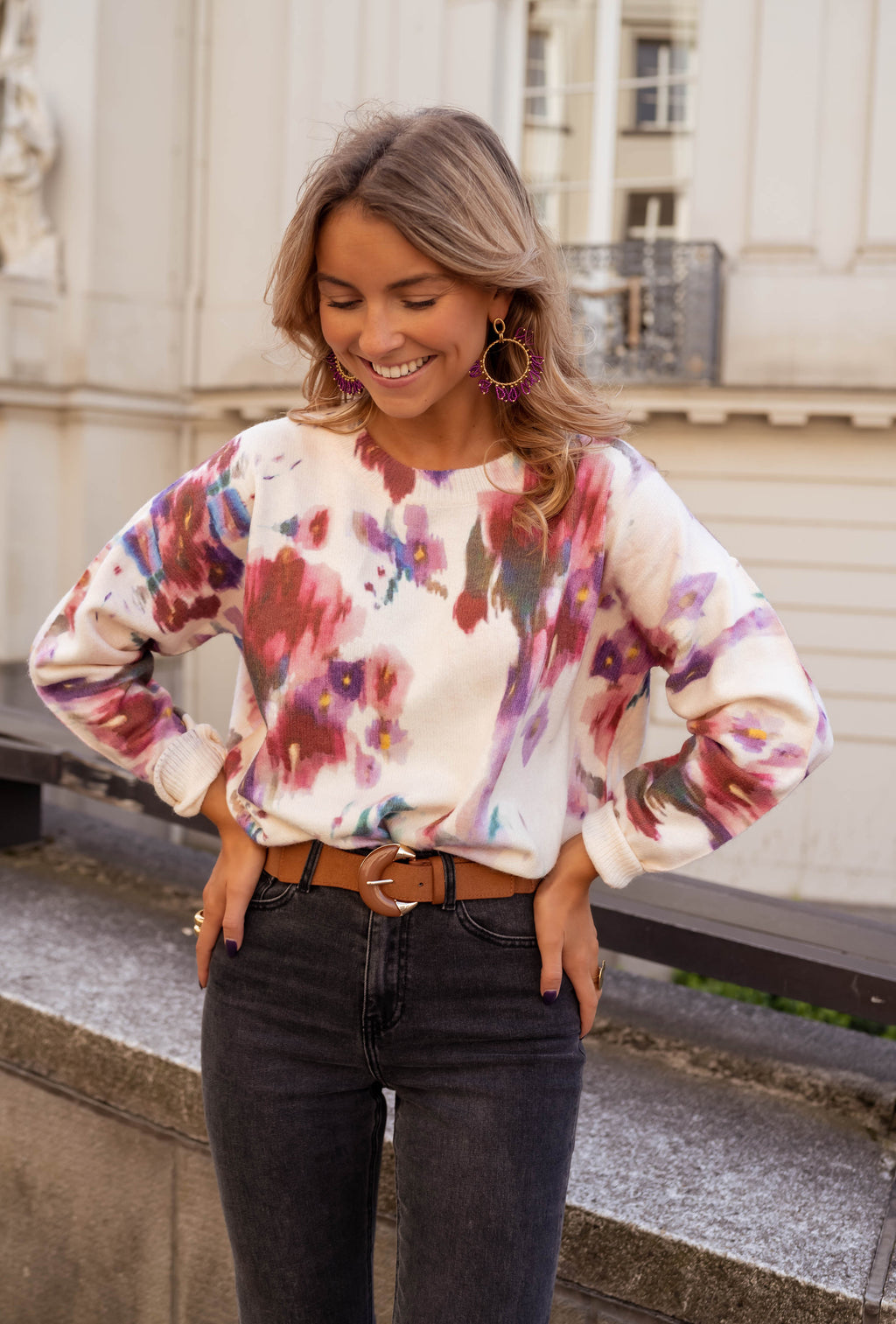 Pull Novy - bordeaux