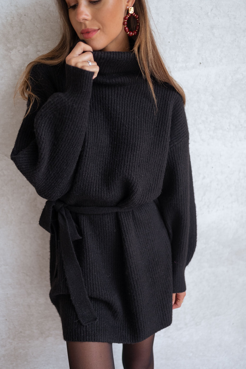 Sweater Dress Rachel - Black