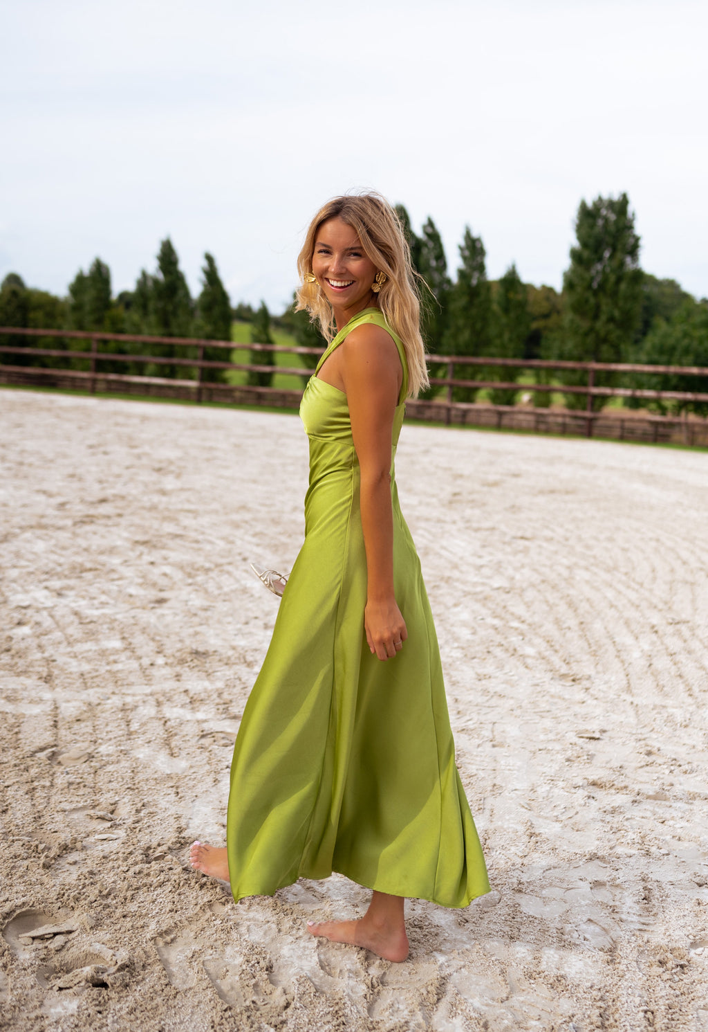 Robe Dora longue - olive