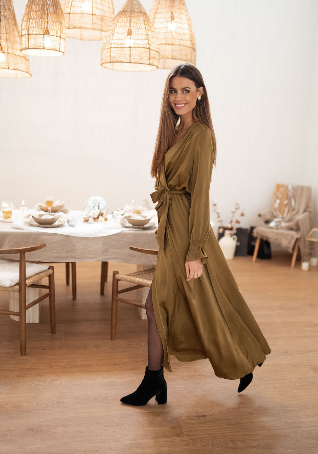 Elita dress - Ochre