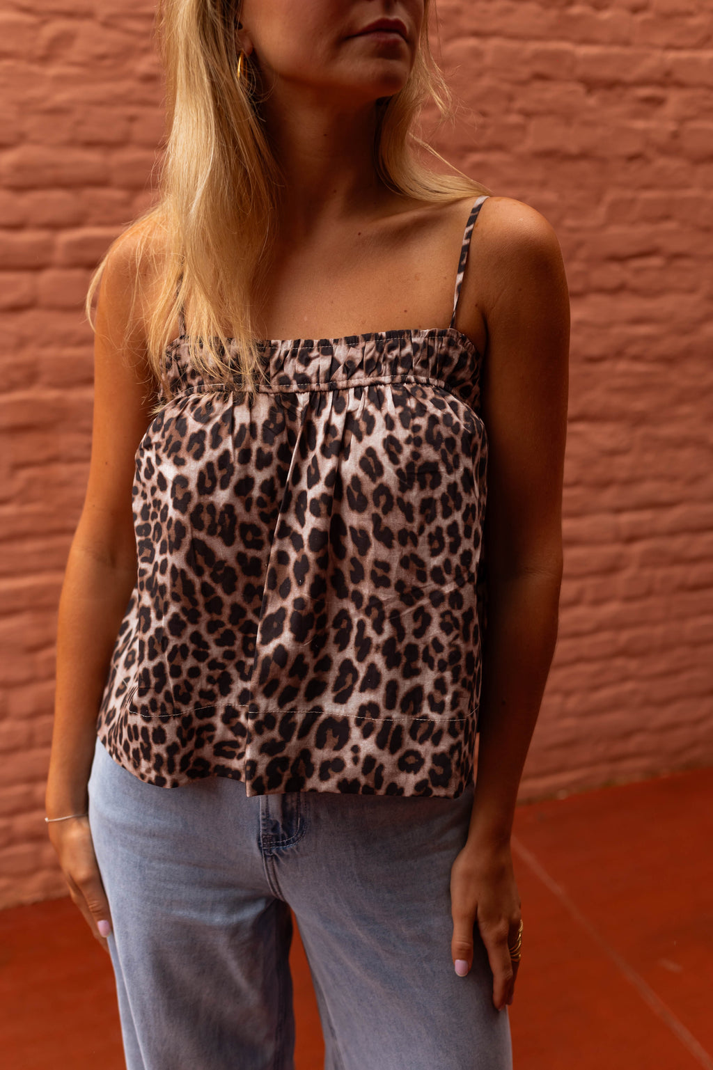 Camila top - leopard