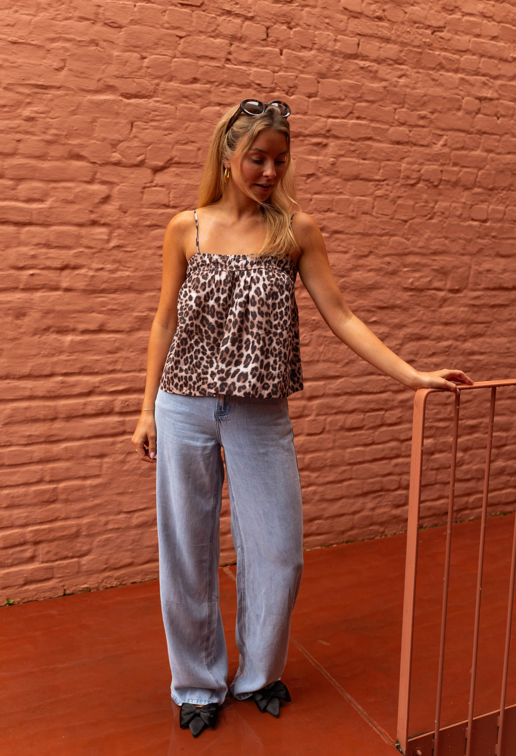 Camila top - leopard