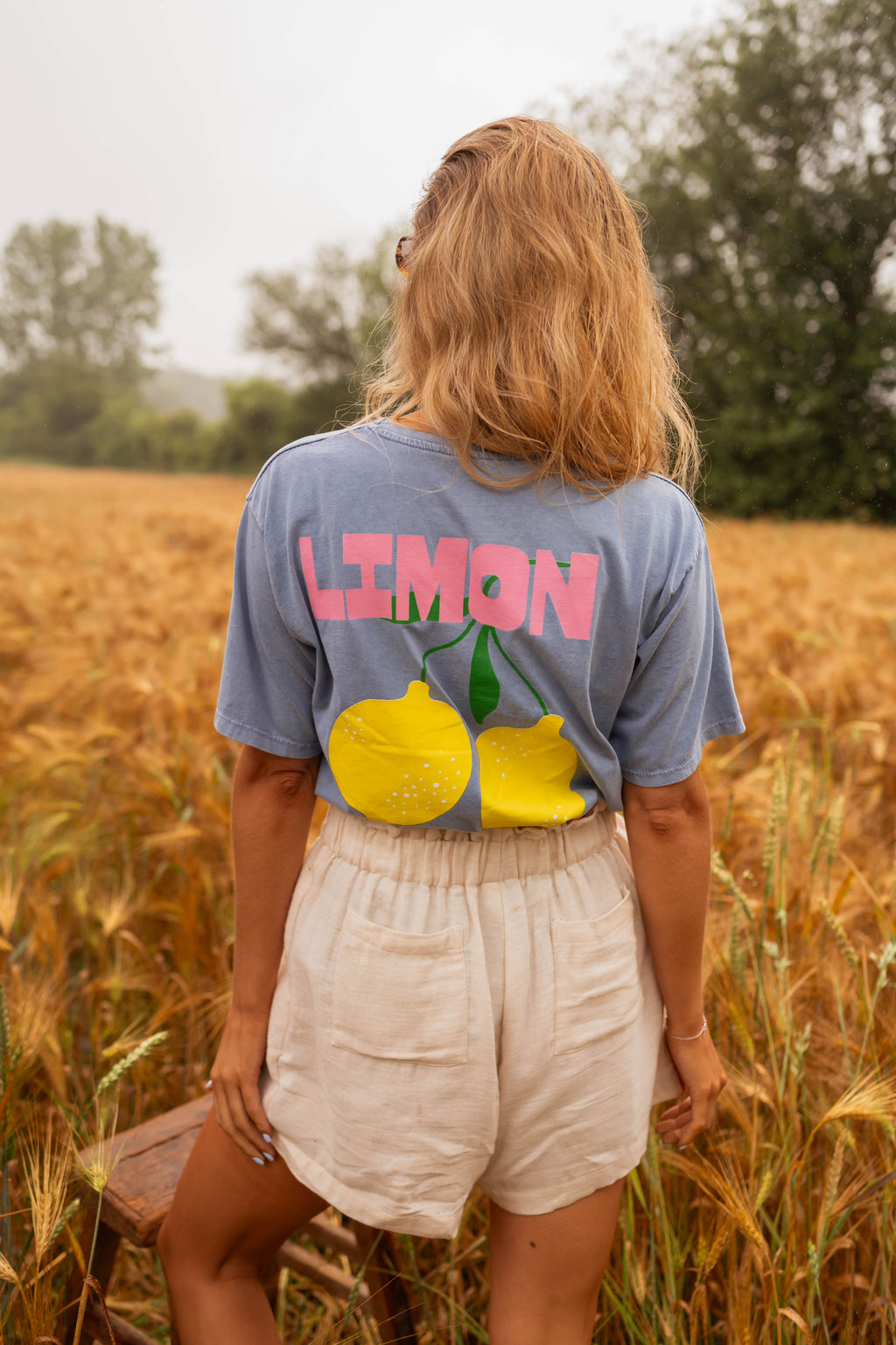 T-shirt Limon - bleu